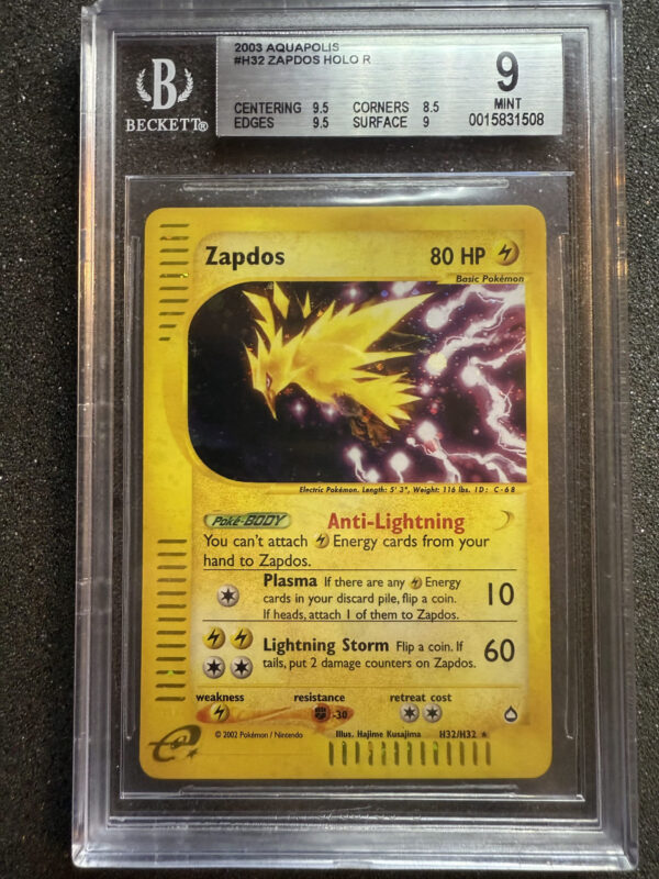 Zapdos (AQ H32) BGS 9 Holo