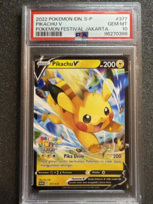 Pikachu V (S-P 377) PSA 10 POP 116