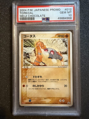 Torkoal 012 Meiji Chocolate PSA 10 POP 11