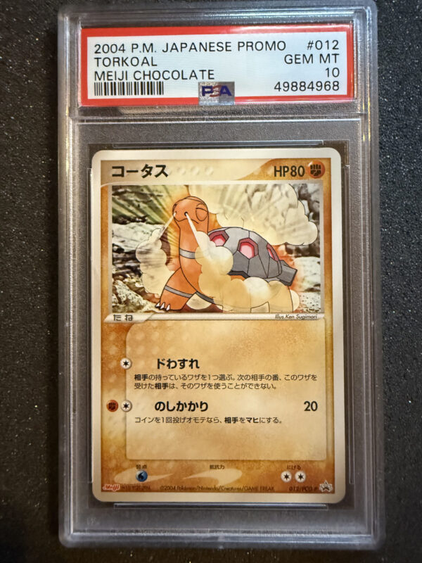 Torkoal 012 Meiji Chocolate PSA 10 POP 11
