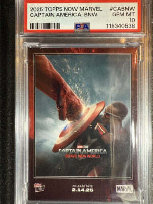 IMG_1826 Marvel Captain America: Brave New World CABNW PSA 10