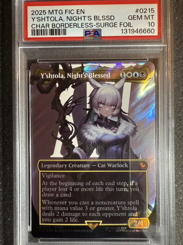 Y'shtola, Night's Blessed 0215 Surge Foil PSA 10