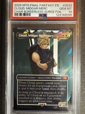 IMG_1837 Cloud, Midgar Mercenary 0520 Surge Foil PSA 10