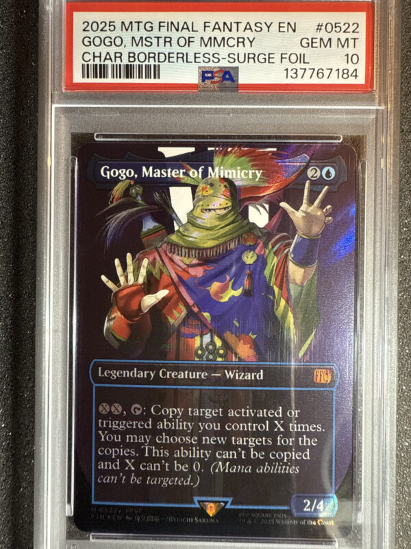 Gogo, Master of the Mimicry 0522 Surge Foil PSA 10 POP 150
