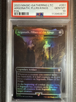 IMG_1840 Argonath, Pillars of the Kings 0351 Foil PSA 10 POP 14