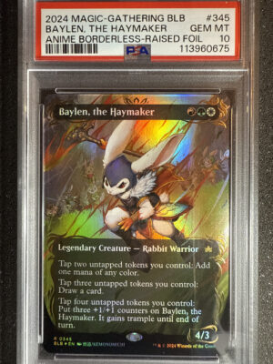 IMG_1841 Baylen, The Haymaker 0345 Raised Foil PSA 10 POP 81