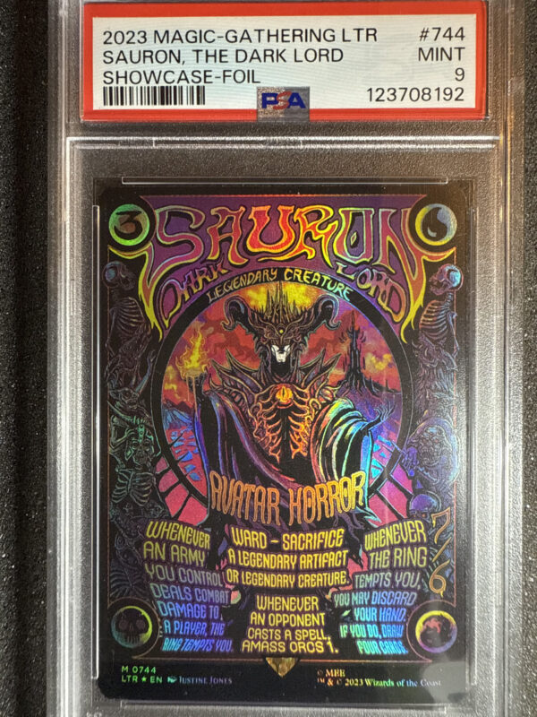 Sauron, The Dark Lord 0744 Poster Foil PSA 9