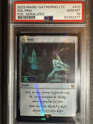Sol Ring 0410 Serialized Foil Human Ring 380/900 PSA 10 POP 34