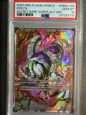 Frieza (FB05-120) Super Alternate Art PSA 10 POP 61