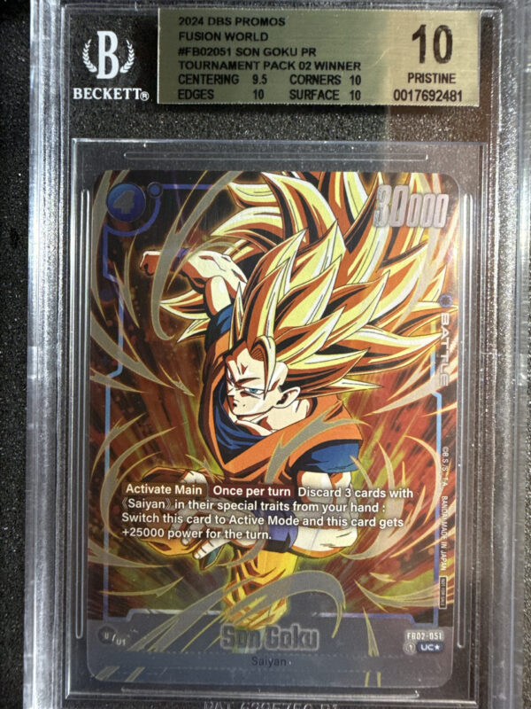 Son Goku (FB02-051) Tournament Pack 02 Winner BGS 10 Pristine
