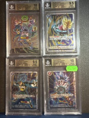 Sparking Zero Set 4 Cards BGS 10/BGS 9.5