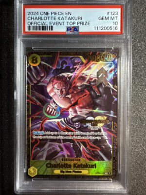 IMG_1893 Charlotte Katakuri (OP03-123) Official Event Top Prize PSA 10 POP 130