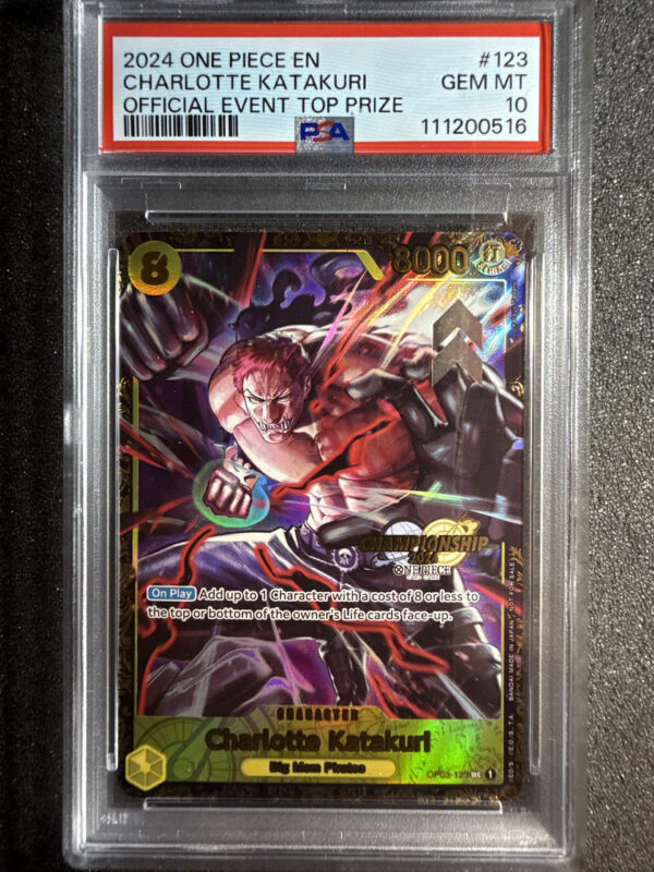 Charlotte Katakuri (OP03-123) Official Event Top Prize PSA 10 POP 130