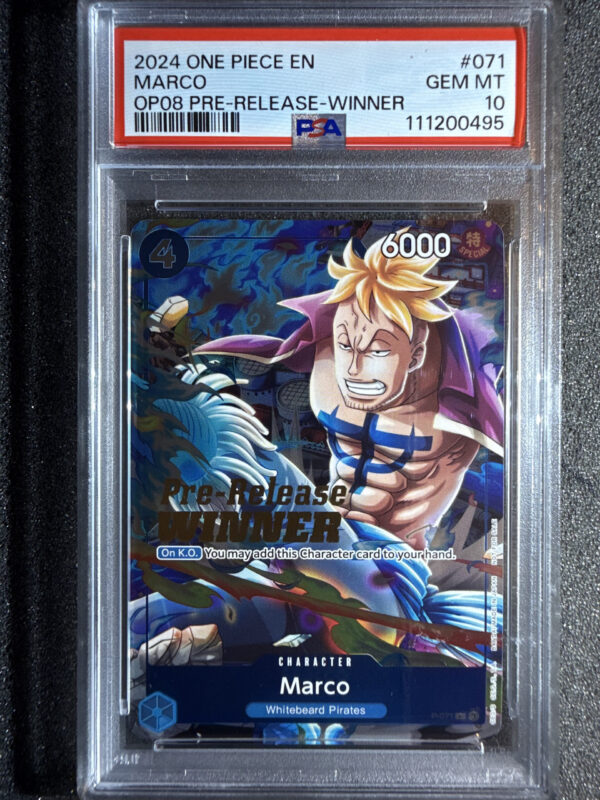Marco (P-071) Pre-Release Winner PSA 10