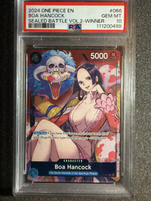 IMG_1910 Boa Hancock (P-066) Sealed Battle Vol.2-Winner PSA 10