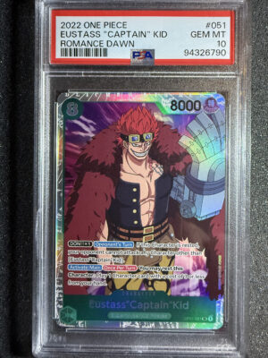 IMG_1913 Eutass "Captain" Kid (OP01-051) Pre-Errata PSA 10