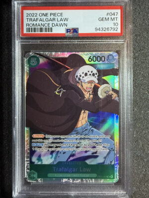 Trafalgar Law (OP01-047) Pre-Errata PSA 10