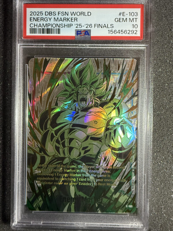 Energy Marker (E-103) Championship '25-'26 Finals PSA 10 POP 57
