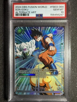 Son Goku (FB03-064) Alternate Art PSA 10 POP 108