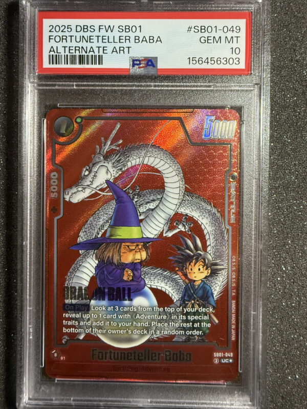 Fortuneteller Baba (SB01-049) Alternate Art PSA 10 POP 99