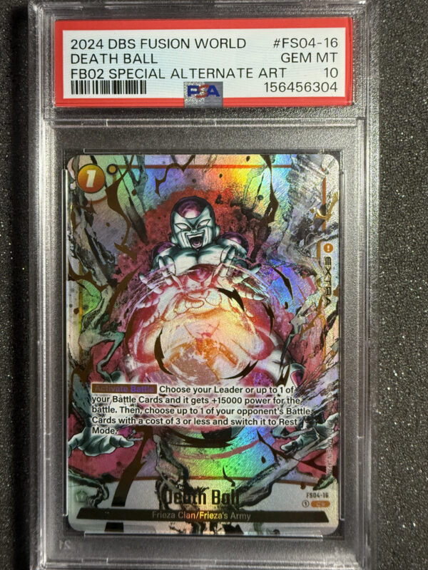 Death Ball (FS04-16) Special Alternate Art PSA 10 POP 141
