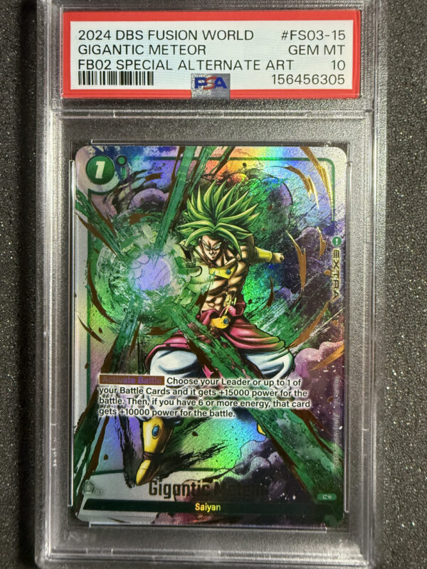 Gigantic Meteor (FS03-15) Special Alternate Art PSA 10 POP 163