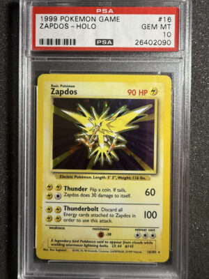 Zapdos (BS 16) Holo PSA 10