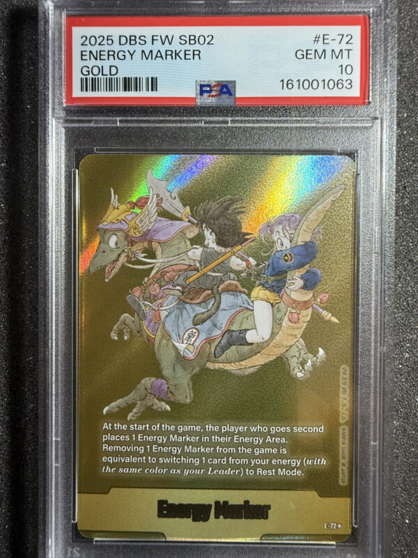 Energy Marker (E-72) Gold PSA 10 POP 25