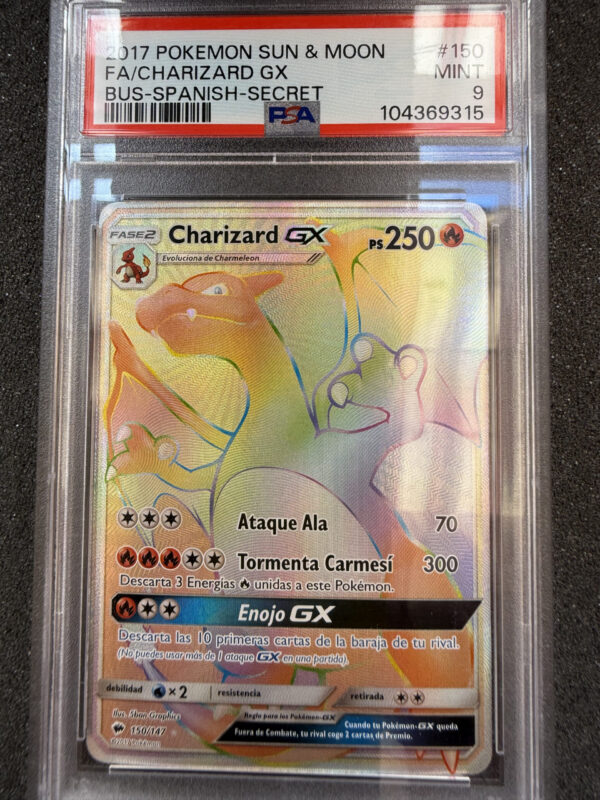 Charizard GX (BUS 150) PSA 9