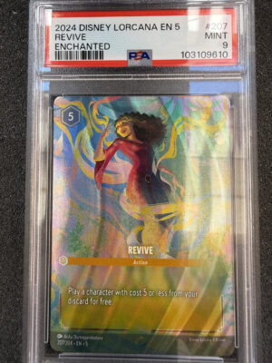 2024 Disney Lorcana 207 Revive Enchanted PSA 9