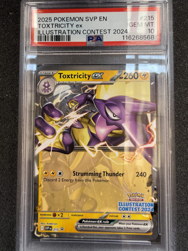 Toxtricity ex (SVP 215) Illustration Contest  2024 PSA 10
