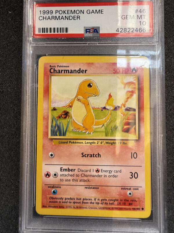 Charmander (BS 46) Unlimited PSA 10