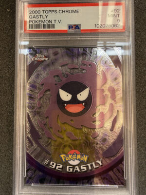 Gastly 092 Topps Chrome PSA 9