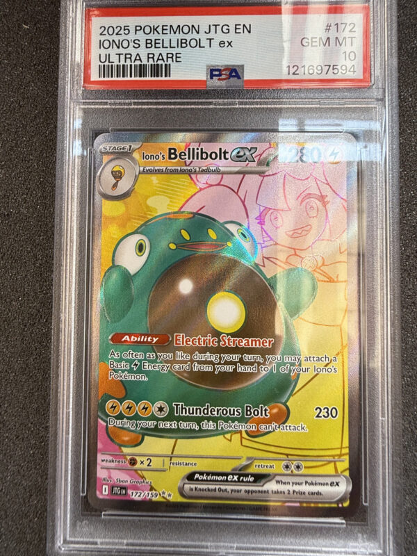 Iono's Bellibolt ex (JTG 172) PSA 10