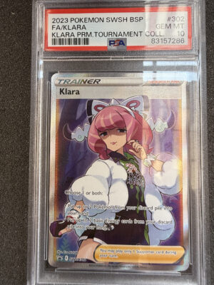 Klara (SWSH 302) Klara Tournament Collection PSA 10