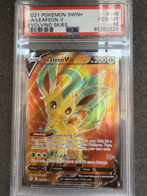 Leafeon V (EVS 166) PSA 10