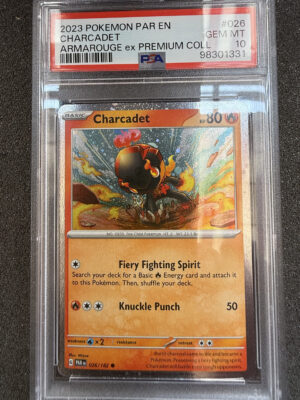 IMG_2221 Charcadet (PAR 026) Armarouge ex Premium Collection Cosmos Holo PSA 10 POP 34