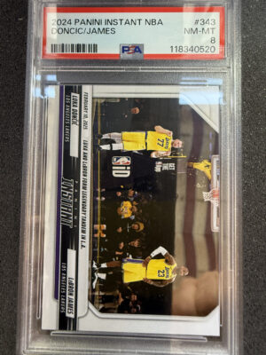 2024 Panini Instant NBA 343 Doncic/James PSA 8 1/5154