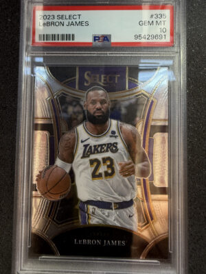 2023 Panini Select 335 Lebron James PSA 10 POP 9 Refractor