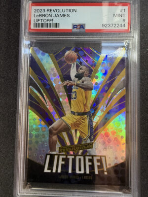 2023 Panini Revolution 1 Lebron James Liftoff! PSA 9