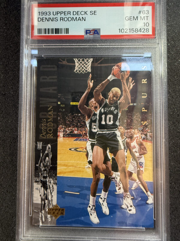 1993 Upper Deck SE 63 Dennis Rodman PSA 10 POP 5