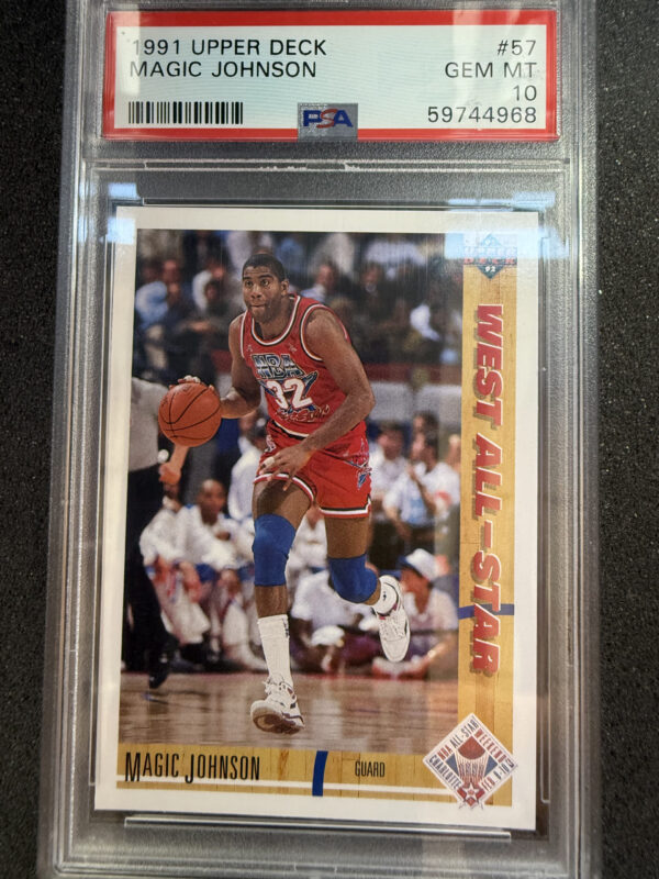 1991 Upper Deck 57 Magic Johnson PSA 10