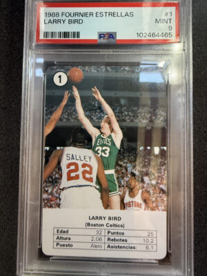 IMG_2258 1988 Fournier Estrellas 1 Larry Bird PSA 9