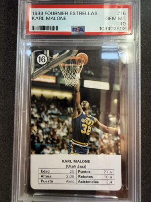 IMG_2263 1988 Fournier Estrellas 16 Karl Malone PSA 10