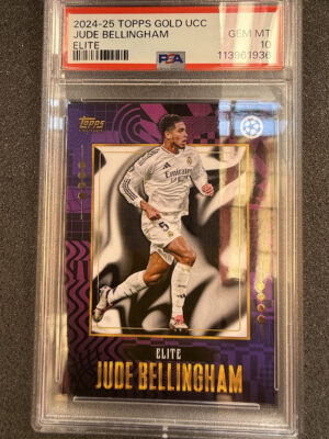 2024-25 Topps Gold UCC Elite Jude Bellingham PSA 10