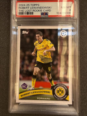 2024-25 Topps The Lost Rookie Cards Robert Lewandowski PSA 8