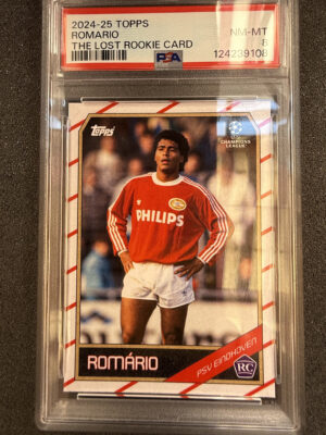 2024-25 Topps The Lost Rookie Cards Romario PSA 8
