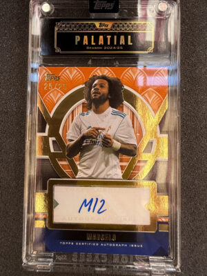 2024-25 Topps Palatial Real Madrid PAMC Marcelo Orange 25/25 Incapsulated