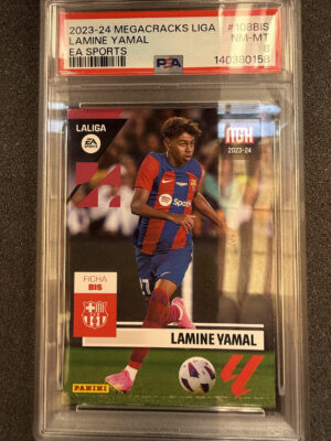 2023-24 Panini Megacracks Liga 108 Bis Lamine Yamal PSA 8