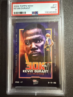 2024 Topps Now 11 Kevin Durant 30k Points PSA 9